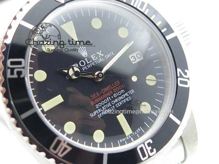 MiroTime 0501 SoftTouch Vintage Sea Dweller 1665 JKF Best Edition Double Red On Bracelet A 3980